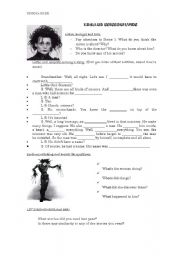 English Worksheet: Edward Scissorhands 1