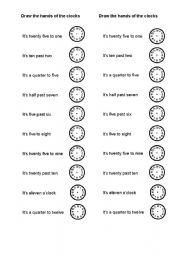 English Worksheet: TIME