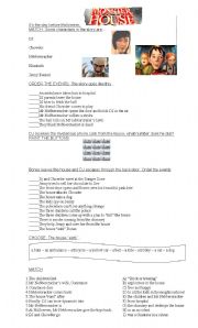 English Worksheet: Monster House