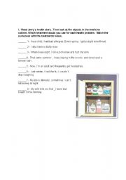 English worksheet: Health