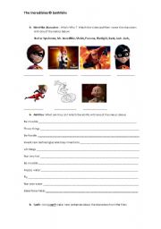 Can and Can´t with The Incredibles