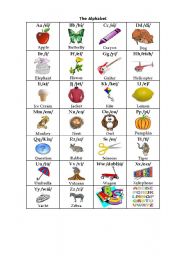 English Worksheet: THE ALPHABET