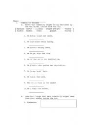 English Worksheet: Community Helpers