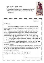 English Worksheet: Gulliver Travele 