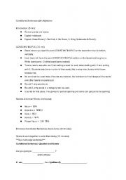English Worksheet: Conditional Question and Answer sentences