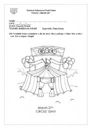 English Worksheet: Ciscus Days