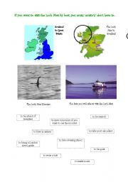 English Worksheet: Loch Ness Activity