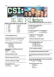 CSI las vegas episode 102 (season 1)