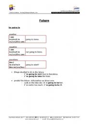 English Worksheet: Future Tense