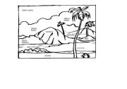 English Worksheet: Colouring landscape