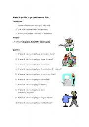 English worksheet: Where do yu like to get these services done?