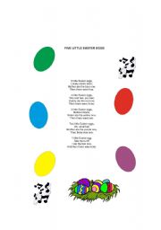 Five little Easter eggs