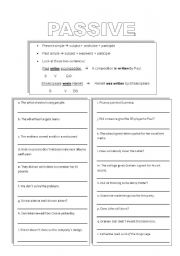 Passive Voice (present simple and past simple)