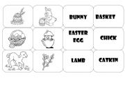 English Worksheet: Easter cards