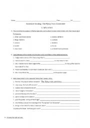 English Worksheet: the flying train committee part 7