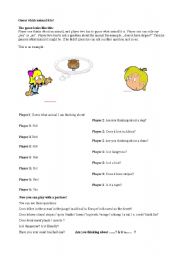 English Worksheet: The animal game - once again