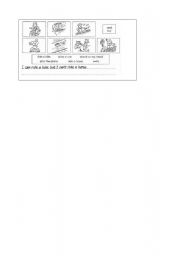 English Worksheet: Can/cant