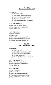 English Worksheet: Mr Bean