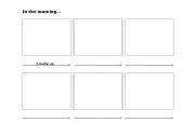 English Worksheet: In the morning...