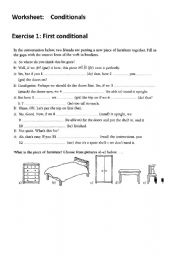 English Worksheet: conditionals