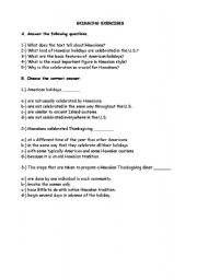 English Worksheet: skimming and scanning