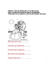 English Worksheet: Learn with Beauty and the Beast