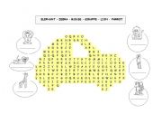 English Worksheet: look and find