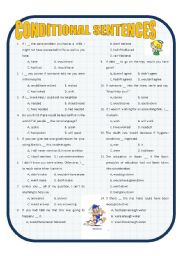 Conditional sentences - multiple choice