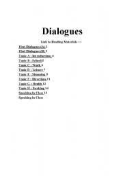 English worksheet: Dialogues