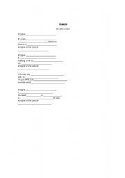 English worksheet: Imagine by Elton John