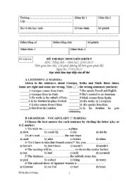English Worksheet: De thi HSG lop 9 nm học 2009-2010