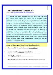 English Worksheet: Reading comprehension test PLUS Listening Test. Suitable for all ages. 