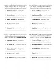 English worksheet: Replace the subject with a Personal Pronoun
