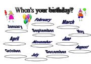 English worksheet: Birthday party