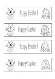 Easter Bookmark