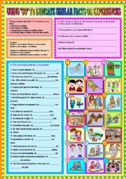 English Worksheet: Using 