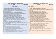 Key - test reported speech - the two versions