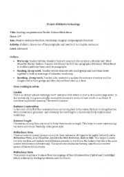 English Worksheet: Reading comprehension Charles Dickens 