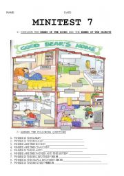 English Worksheet: rppm and furniture