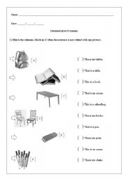 English Worksheet: Demonstrative Pronouns (part 1)