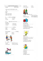 English Worksheet: Quiz for beginner classes