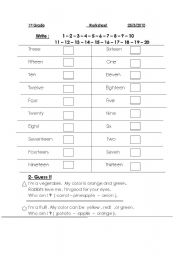 English worksheet: Match,and Guess!