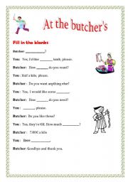 English Worksheet: CONVERSATIONS