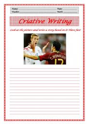 English Worksheet: Criative Writing