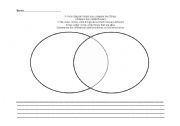 English Worksheet: compare/contrast flower or plants venn diagram