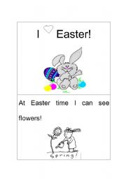 English Worksheet: I love Easter