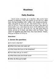 English Worksheet: Simple Present