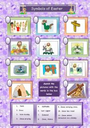 English Worksheet: Symbols of Easter (religious)