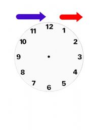 draw the hands of clock worksheet - ESL worksheet by skotah