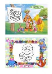 English Worksheet: Easter with Winnie, the Pooh (2nd Set)